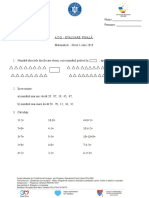 Evaluare Finala Niv 1 Mate