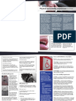 Physical and Mobility Impairment Factsheet