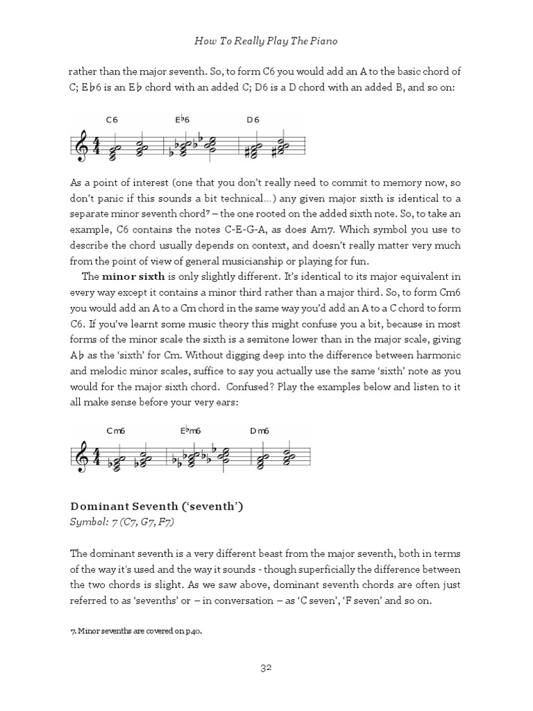 How To Really Play The Piano 32 Pdf Pdf