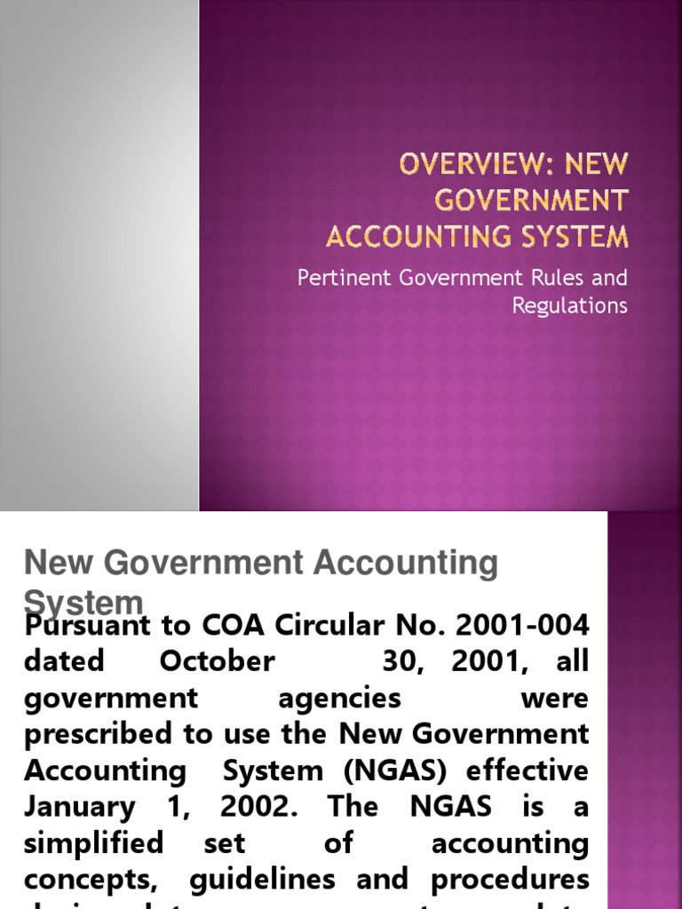 Ngas Presentation | PDF | Cheque | Payments