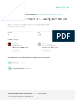 Two Types of Attitudes in ICT Acceptance and Use