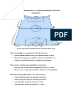 Ukuran Lapangan Sepak Bola Standar International Fifa Dan Gambarnya