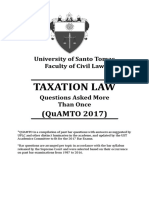 Taxation Law (QUAMTO) 1987-2016