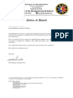 Notice of Award: Gawad Kabataan Awardee For Sports