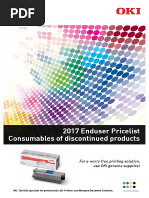 Oki Enduser Consumables Discontinued Products Benelux 17 V1 0 Web Tcm96 Pdf Stationery Office Equipment