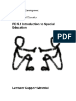 PD Se 5 1 Introduction To Special Education Lecturer PDF