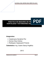 Informe de Madurez Fisiológica