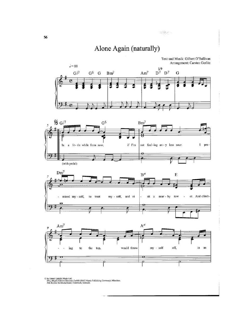 Alone Again Naturally | PDF