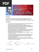 01 Units and Problem Solving