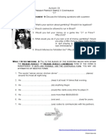 Present Perfect Simple X Continuous