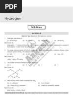 Hydrogen 11th Chemistry MCQ