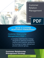 Consumer Relation Management