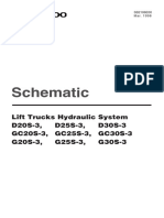Daewoo Lift Trucks Hydraulic System Schematic