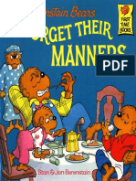 Berenstain Bears - Forget Their Manners PDF