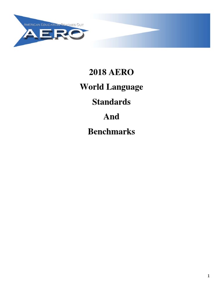 AERO World Language Standards PDF Curriculum Narrative