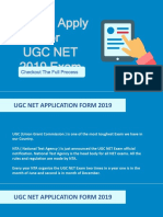 How To Apply For UGC NET 2019 Exam - Check The Process