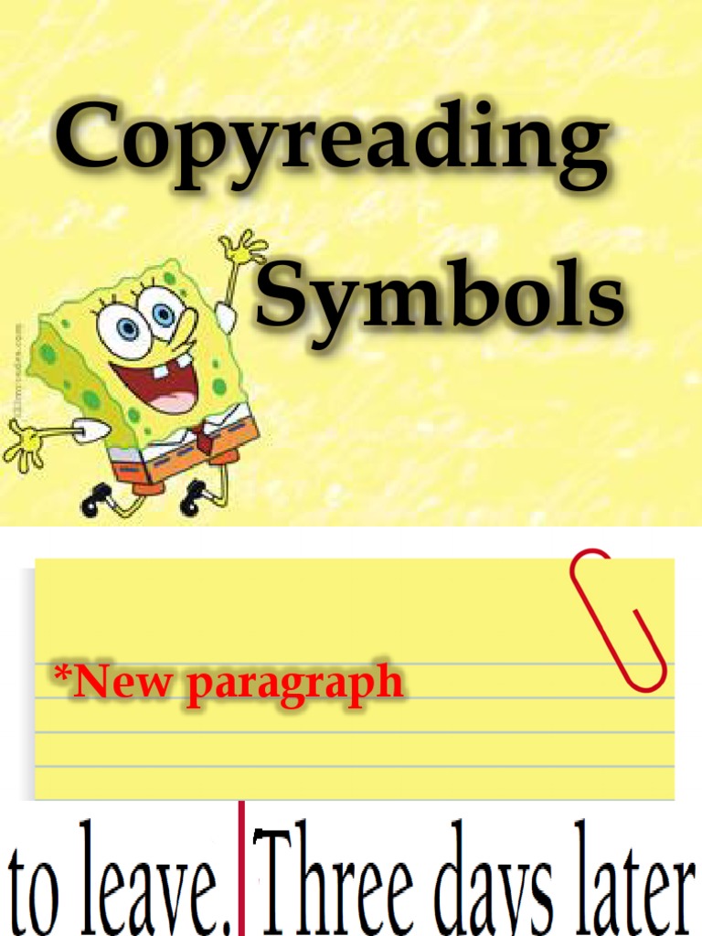 Copyreading Symbols and Instructions | PDF | Computers