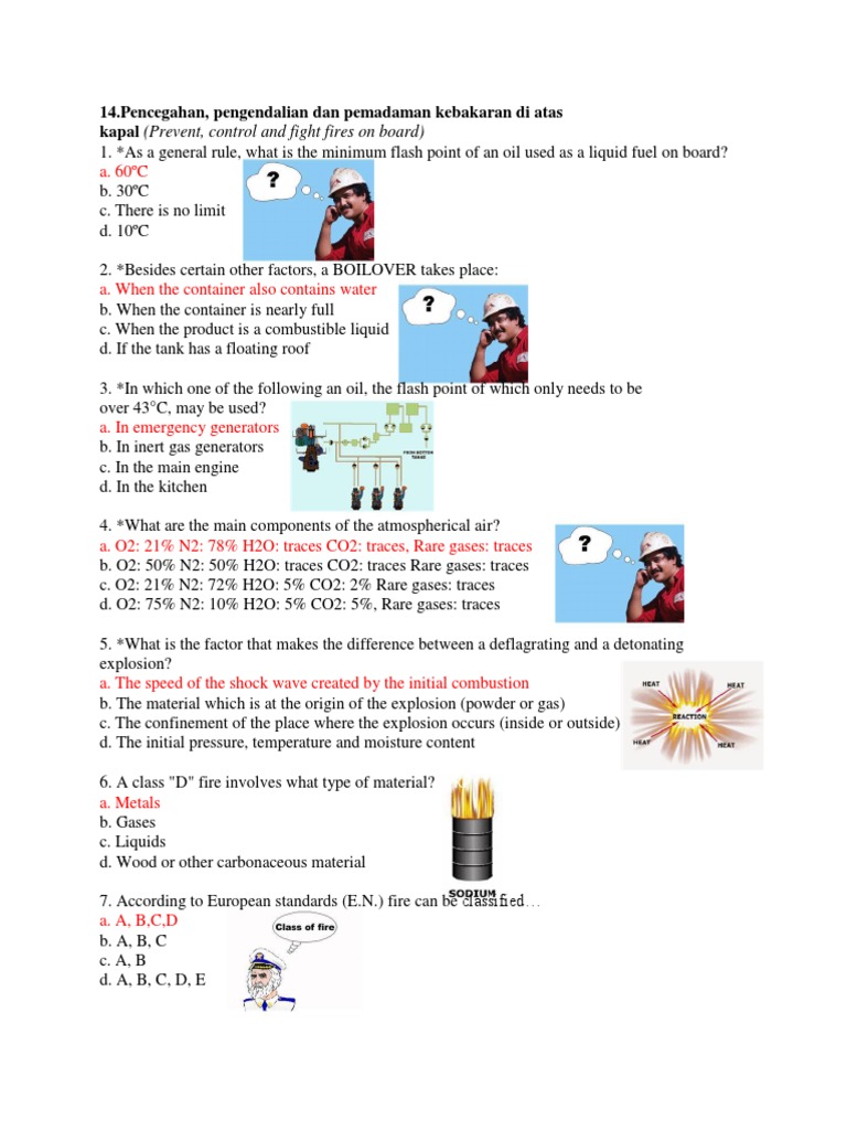 Soal Pra Prala Fires Combustion