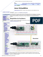 Biblioteca VirtualWire, para Comunicación Inalámbrica Muy Barata