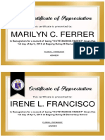 Marilyn C. Ferrer: Flora L. Patnugot Adviser
