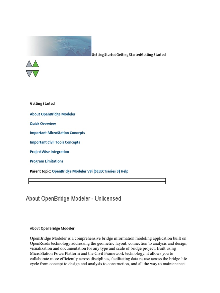 OpenBridge Modeler Overview and Features | PDF | 3 D Computer Graphics ...