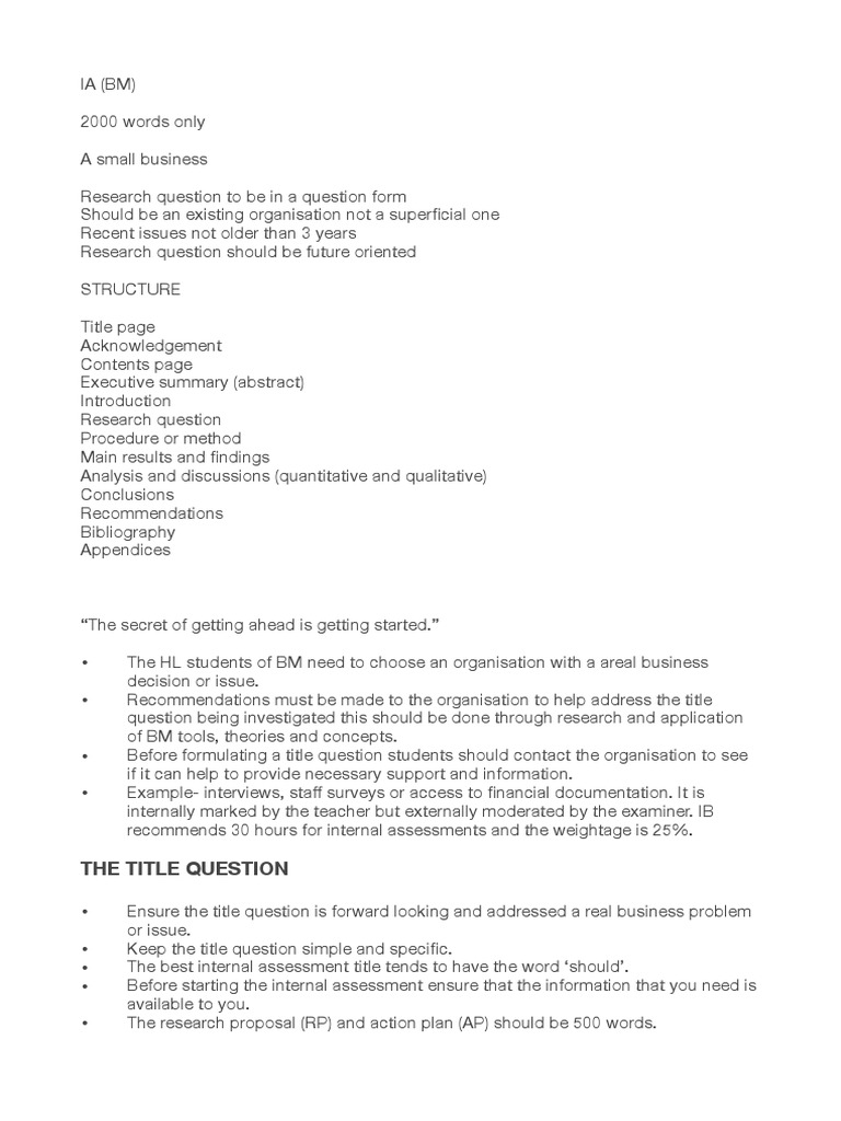 BM Ia | PDF