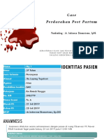 Case Perdarahan Post Partum: Pembimbing: Dr. Indrawan Ekomurtomo, Spog