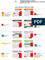 Calendario Escolar Granada 2019:2020