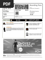 Sample Boarding Pass