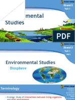 Environmental Studies: Strand 3
