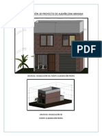 Representación 3d Proyecto de Albañileria Armada