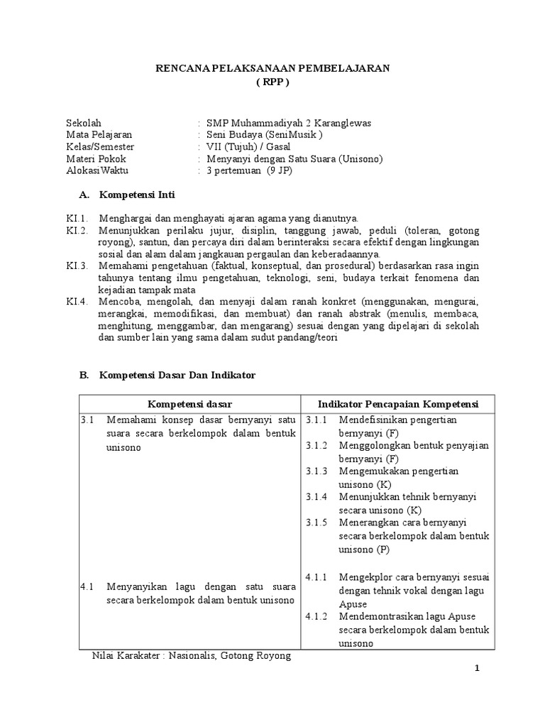 E 3 1 4 1 Rpp Seni Musik