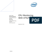 CPU Monitoring With DTS/PECI - Intel Corporation 2010