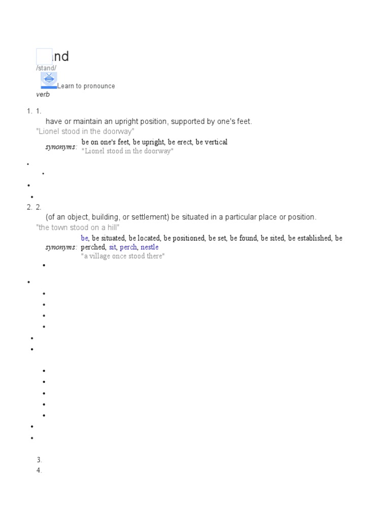 Understanding the Verb 