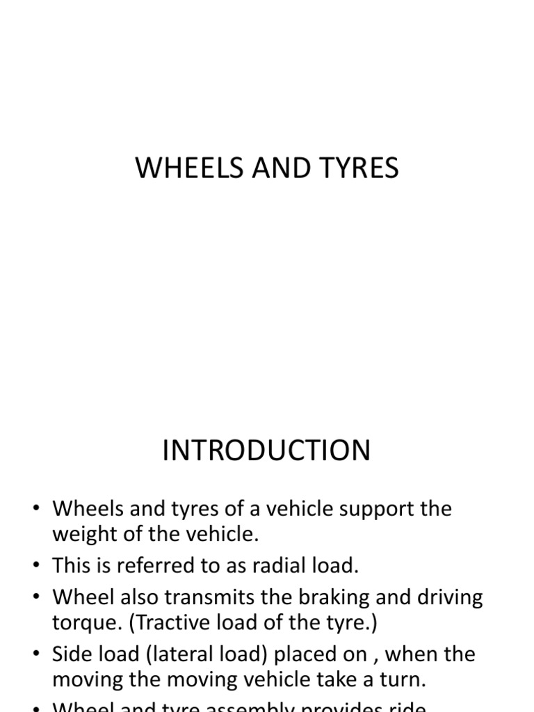 Wheels and Tyres PDF Tire Wheel