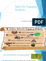 6 Golden Rules For Engaging Students
