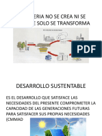 Desarrollo Sustentable y La Materia