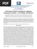 IOT Based Vehicle Tracking & Vehicular Emergency System-A Case Study and Review