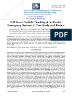 IOT Based Vehicle Tracking & Vehicular Emergency System-A Case Study and Review