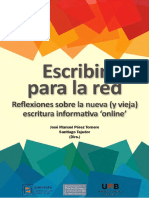 Pérez Tornero, José Manuel & Tejedor, Santiago (Dirs.) (2014) - Escribir Para La Red. Reflexiones Sobre La Nueva (y Vieja) Escritura Informativa Online