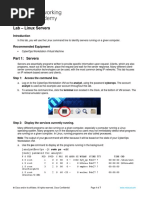 3.1.3.4 Lab - Linux Servers