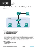 4.5.2.4 Lab - Using Wireshark to Observe the TCP 3-Way Handshake