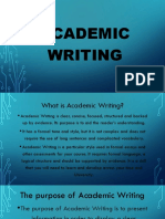 Academic Writing Presentation