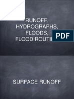 Runoff, Hydrographs, Floods, Flood Routing