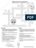 Día de Muertos: Crucigrama sobre tradiciones y símbolos