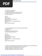 Scientific American Psychology 1st Edition Licht Test Bank