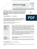 ¿Es Posible Reducir La Prevalencia de Demencia? Necesitamos Nuevos Enfoques para Enfrentar La Demencia