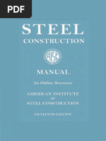 AISC 15th Steel Construction Manual PDF