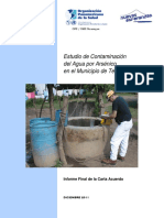 Arsenic Study PAHO Final Report 2011 ESP