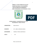 Semejanzas y Diferencias de Los Regimenes T.